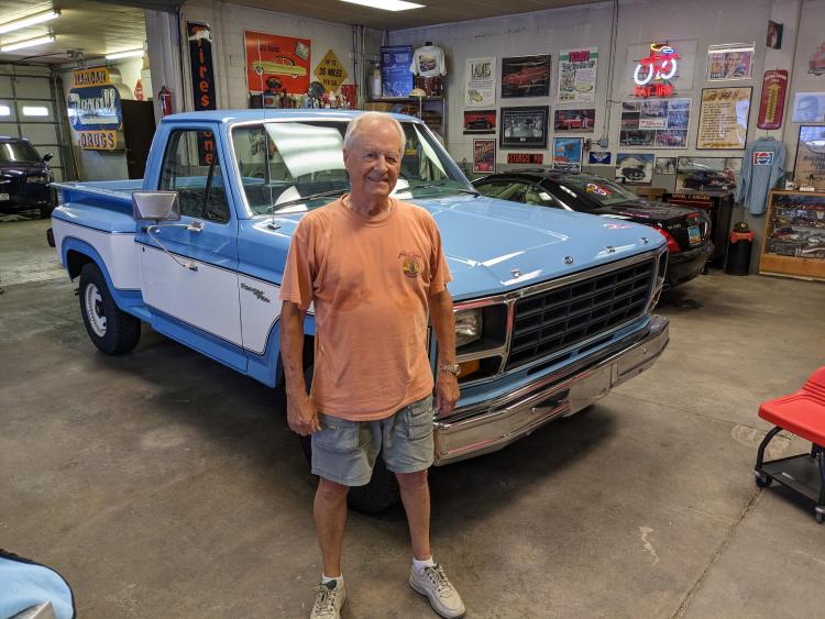 Dad with his truck