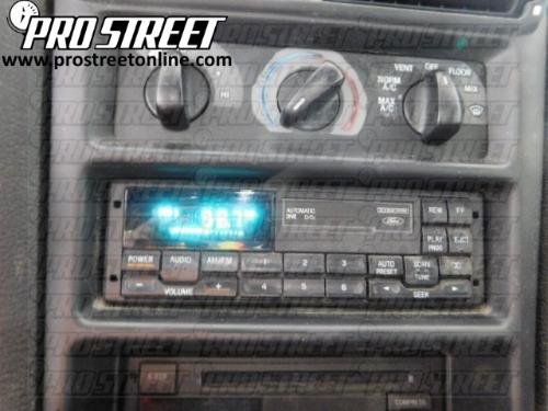 94/98 mustang radio I'm going to be using 